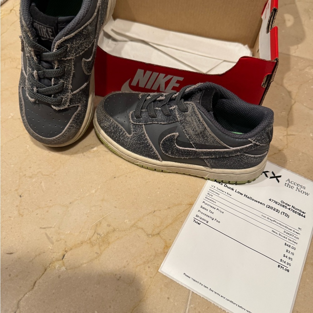 Nike Kids Dunk Low Halloween Sneakers - 9C